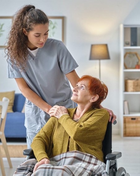 Professional caregiver supporting seniors through elderly home care San Rafael CA services.