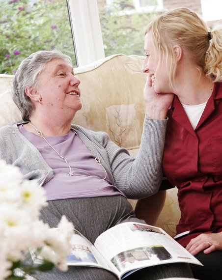 Experienced caregiver providing memory care at home Novato CA in a safe and familiar setting.