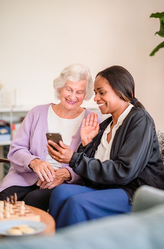 Professional caregiver delivering home care services Marin County CA with a focus on safety and independence.