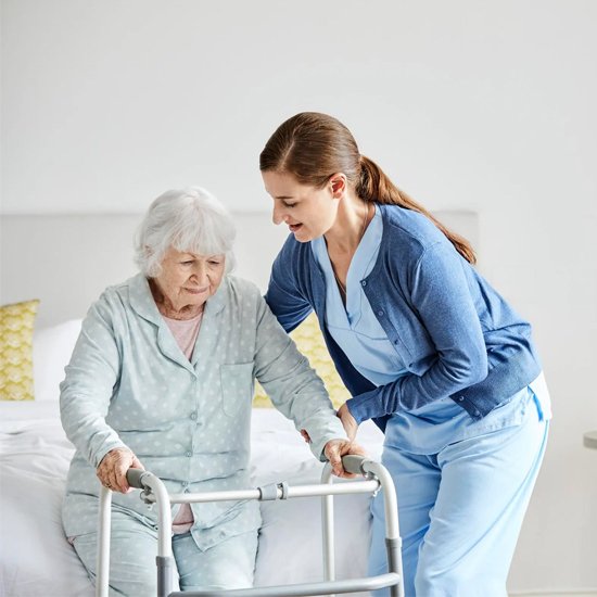 Caring professional offering reliable senior home care services near me to help older adults live safely at home.