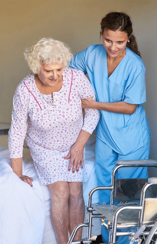 Senior receiving personalized assistance and wellness support through home care for seniors Novato CA.